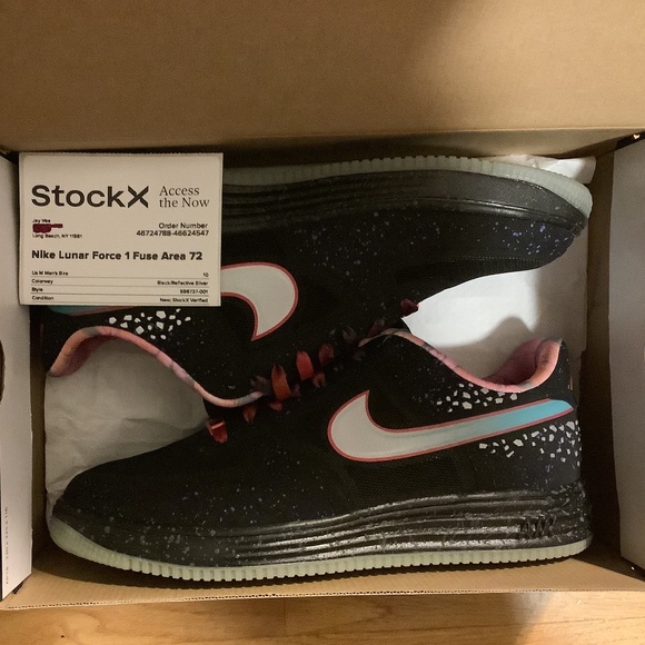 NWT Nike Air Force One Lunar Force 1 Fuse Area 72 Mens Size 10 - Picture 11 of 16